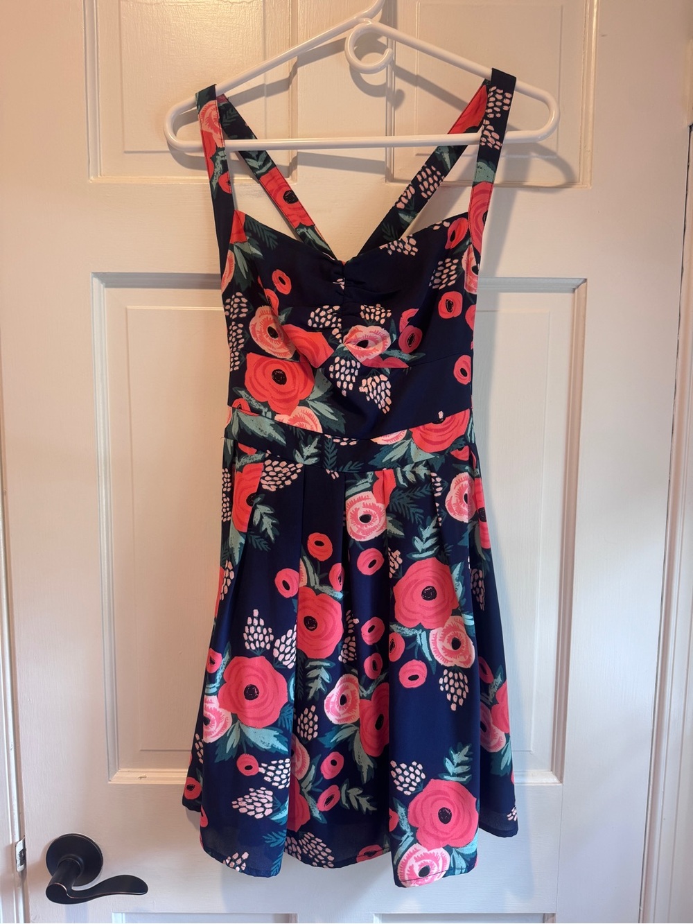 Paper Crown + Rifle Paper Co Floral Fit & Flare Dress – Small